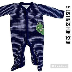 Baby boy Gymboree 0-3 month footies